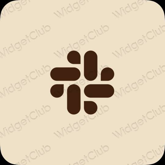 ესთეტიკური Slack აპლიკაციის ხატები