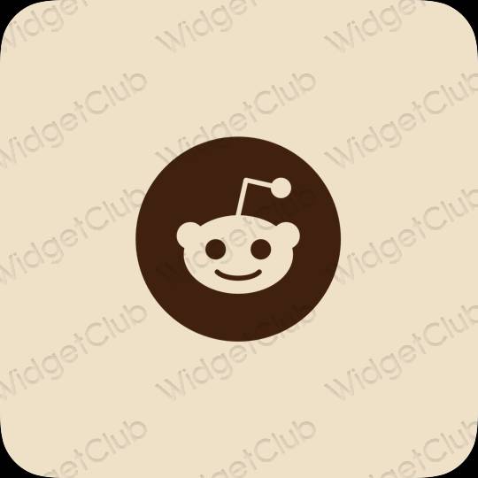 ესთეტიკური Reddit აპლიკაციის ხატები