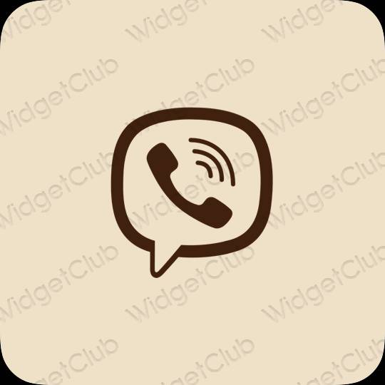 Ikon apl Viber Estetik
