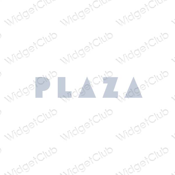 Aesthetic PLAZA app icons