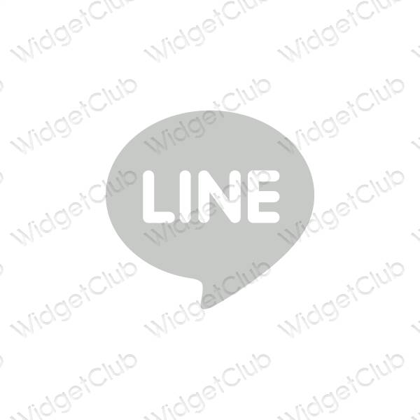 Естетични LINE икони на приложения