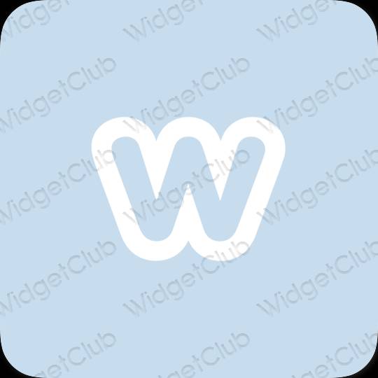 សោភ័ណ ពណ៌ស្វាយ Weebly រូបតំណាងកម្មវិធី