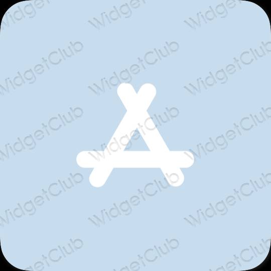 សោភ័ណ ពណ៌ខៀវ pastel AppStore រូបតំណាងកម្មវិធី