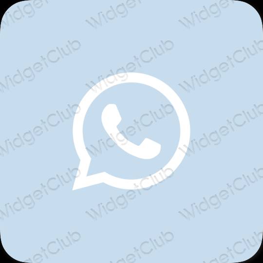 សោភ័ណ ពណ៌ស្វាយ WhatsApp រូបតំណាងកម្មវិធី
