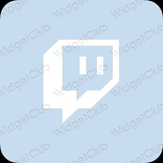 រូបតំណាងកម្មវិធី Twitch សោភ័ណភាព