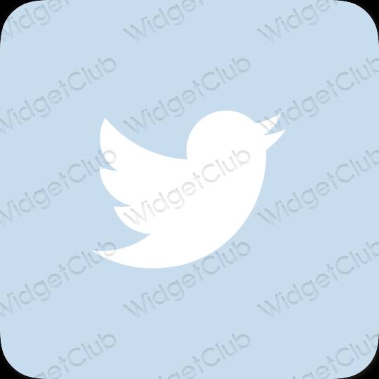 សោភ័ណ ពណ៌ស្វាយ Twitter រូបតំណាងកម្មវិធី