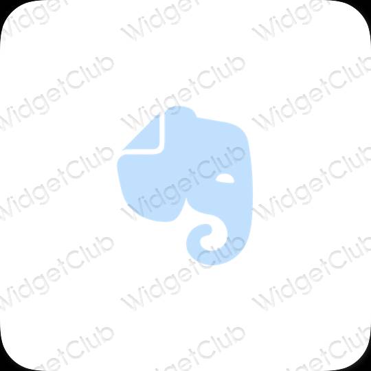Estetické ikony aplikací Evernote