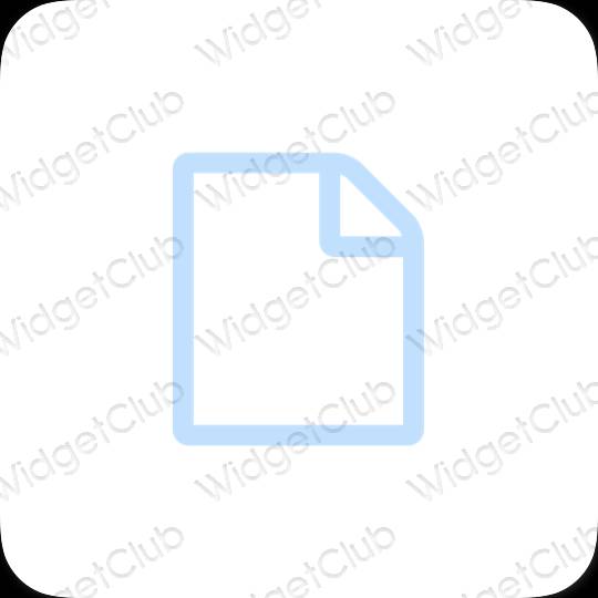 Estetik Notes uygulama simgeleri