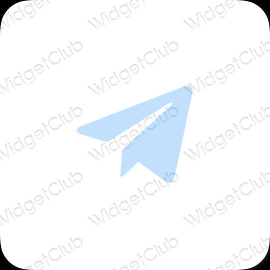 Estetické ikony aplikací Telegram