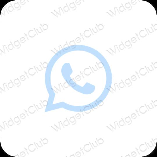 Aesthetic WhatsApp app icons