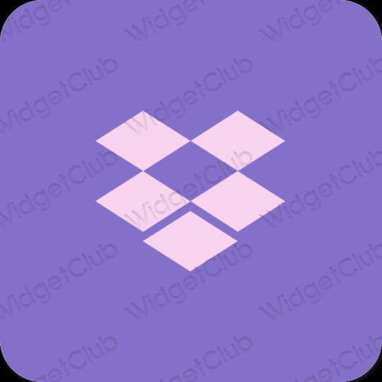 Estética Dropbox ícones de aplicativos