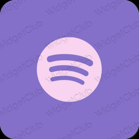 Estética Spotify iconos de aplicaciones