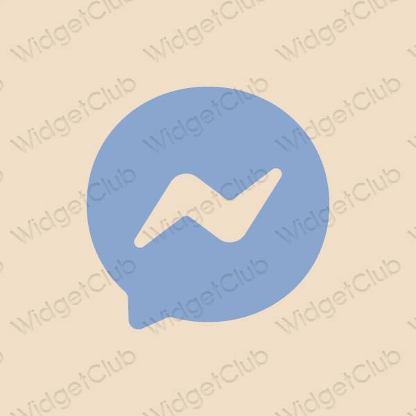 ესთეტიკური Messenger აპლიკაციის ხატები