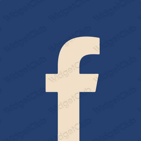ესთეტიკური Facebook აპლიკაციის ხატები