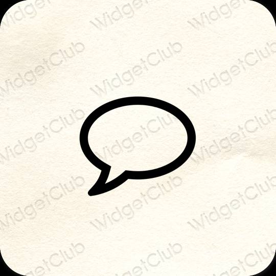 Esthetische Messages app-pictogrammen