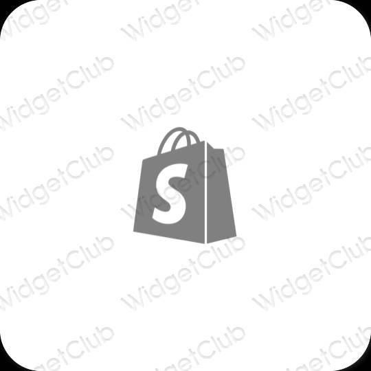 Aesthetic Shopify app icons