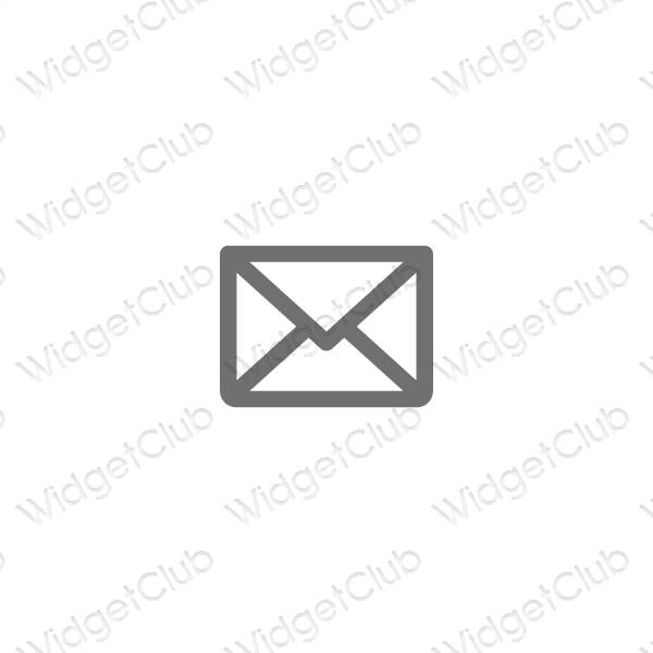 Estética Mail iconos de aplicaciones