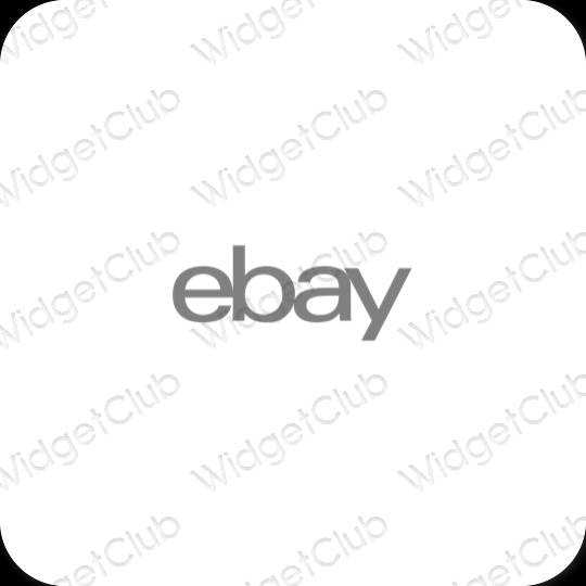 Aesthetic eBay app icons