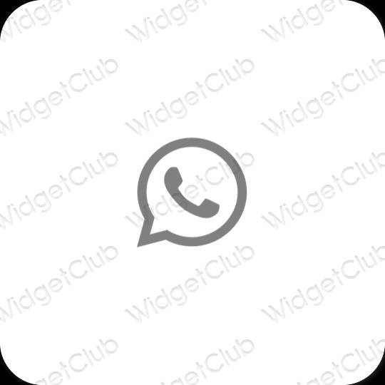 Aesthetic WhatsApp app icons