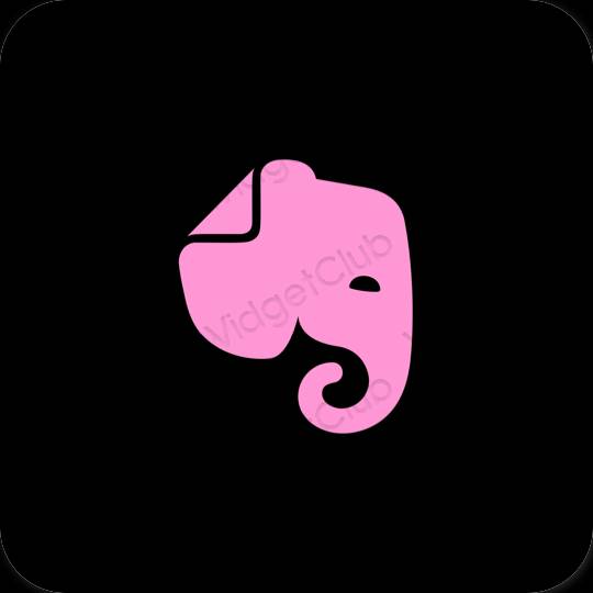 Æstetiske Evernote app-ikoner