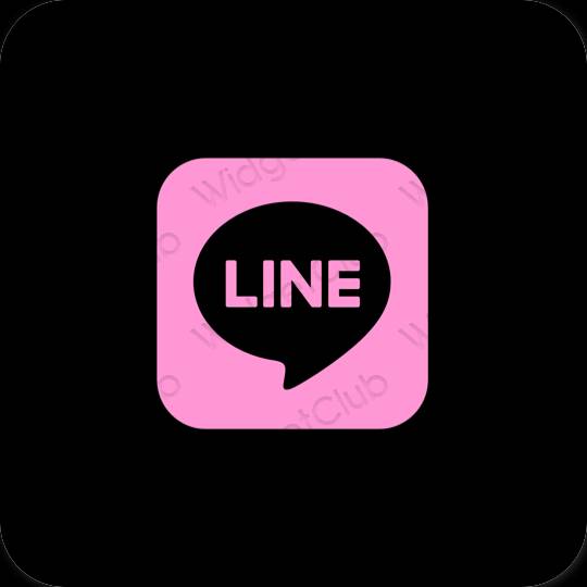 Aesthetic LINE app icons