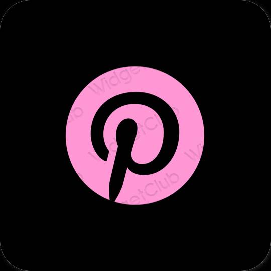 Estetske Pinterest ikone aplikacija