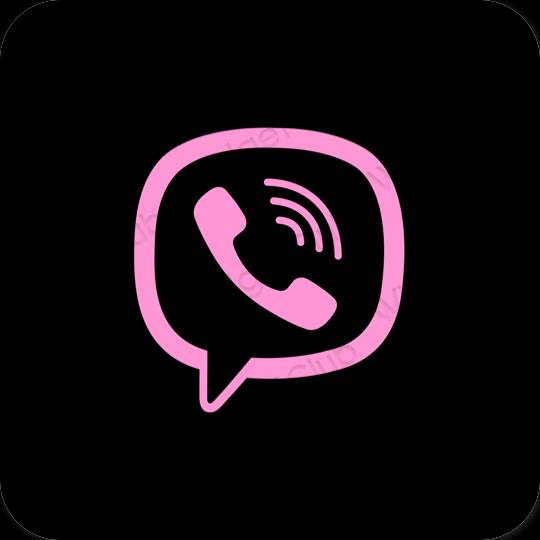 Æstetiske Viber app-ikoner