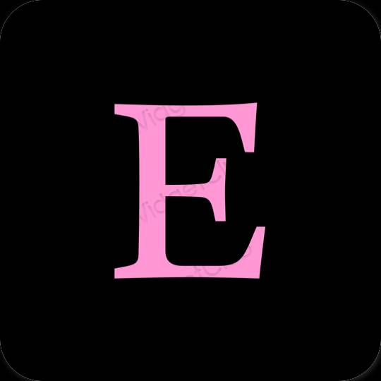 Icônes d'application Etsy esthétiques