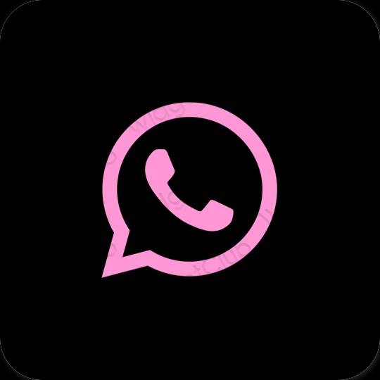 Ikon aplikasi estetika WhatsApp