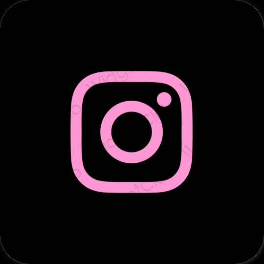 Esthetische Instagram app-pictogrammen