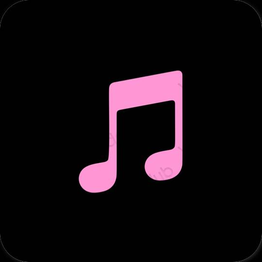 Estetické ikony aplikací Apple Music