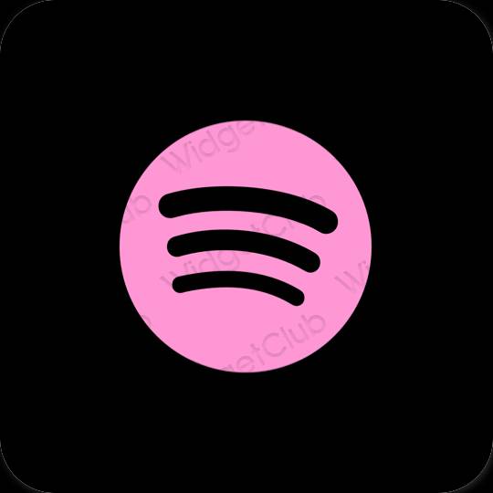 Biểu tượng ứng dụng Spotify thẩm mỹ