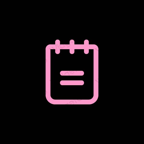 Aesthetic Notes app icons