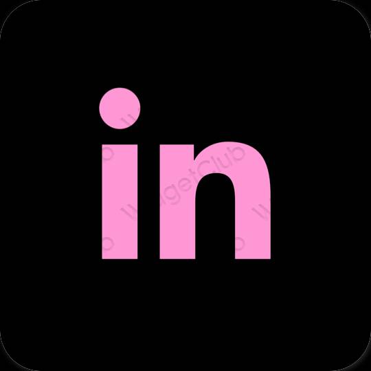 Icone delle app Linkedin estetiche