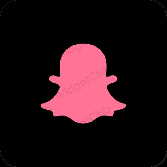 جمالية snapchat أيقونات التطبيقات