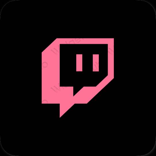 Ikon aplikasi estetika Twitch