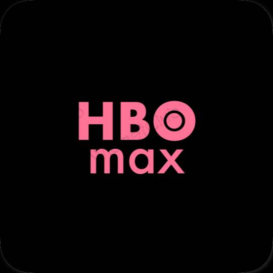 Biểu tượng ứng dụng HBO MAX thẩm mỹ