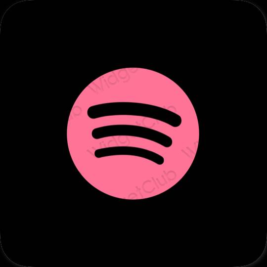 Ikon aplikasi estetika Spotify