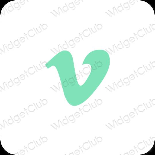 Estetske Vimeo ikone aplikacij