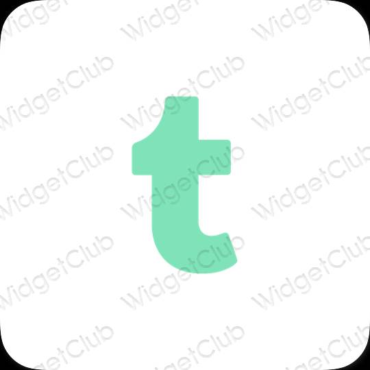 Ästhetische Tumblr App-Symbole