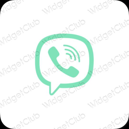 Estetické ikony aplikací Viber