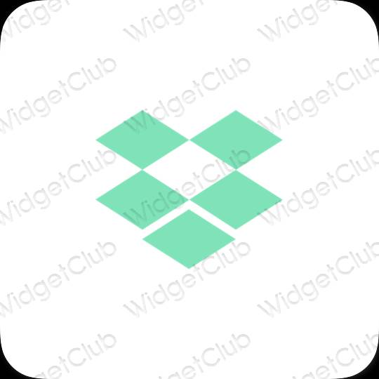 រូបតំណាងកម្មវិធី Dropbox សោភ័ណភាព