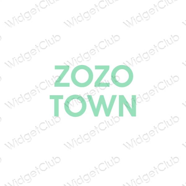 Estetické ikony aplikací ZOZOTOWN