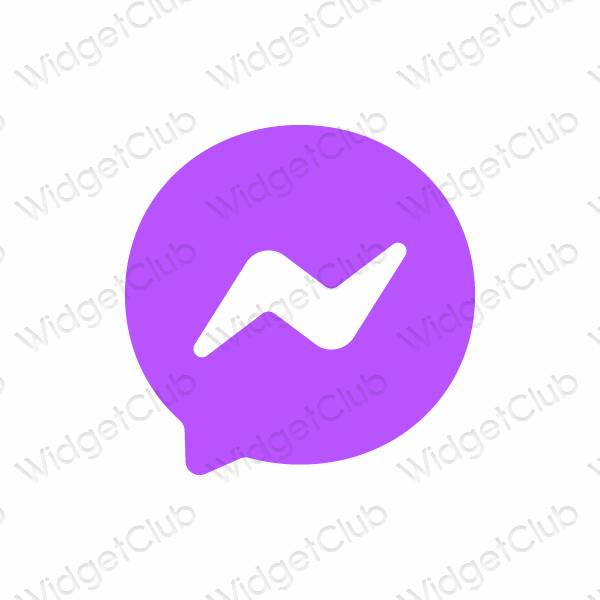 ესთეტიკური Messenger აპლიკაციის ხატები
