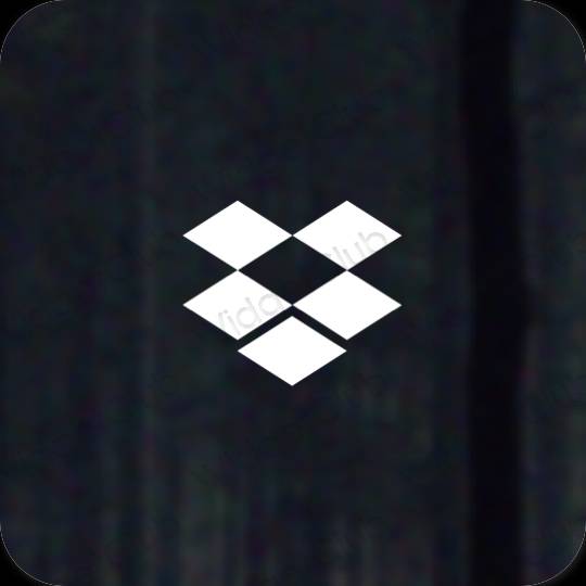 Icônes d'application Dropbox esthétiques