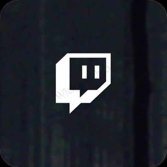 جمالية Twitch أيقونات التطبيقات