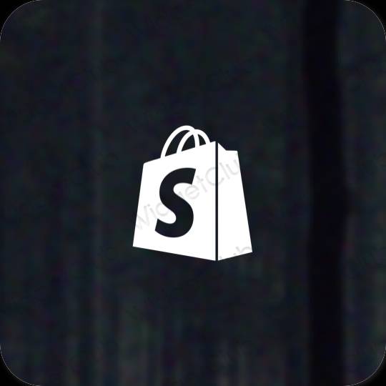 Aesthetic Shopify app icons