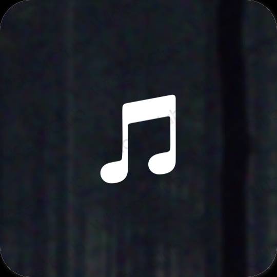 نمادهای برنامه زیباشناسی Apple Music