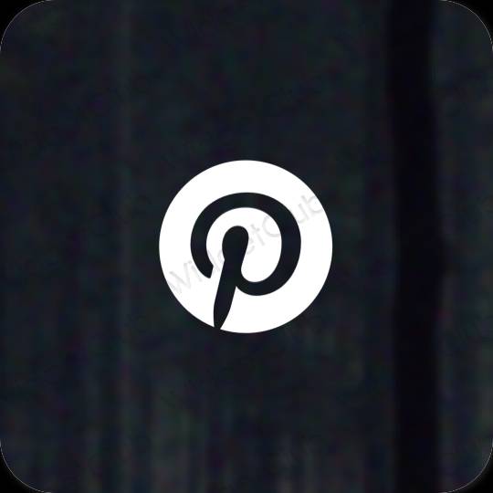 Icônes d'application Pinterest esthétiques