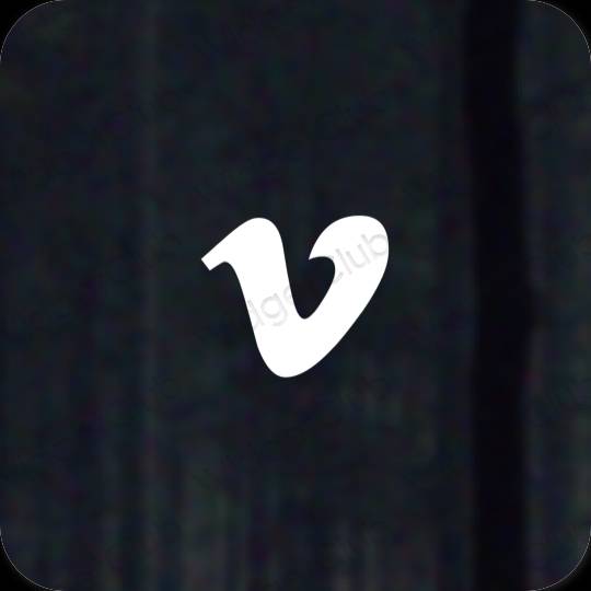 Estetiska Vimeo appikoner